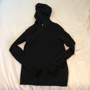 Fabletics running/yoga top with a hood!